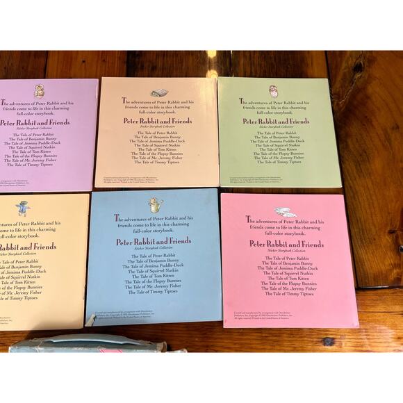 Vintage Peter Rabbit and Friends 100th Anniversary Edition 8 Book collection - Picture 11 of 11